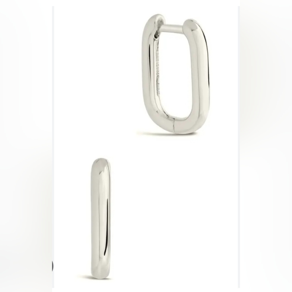 Sterling Forever Josie Hoops